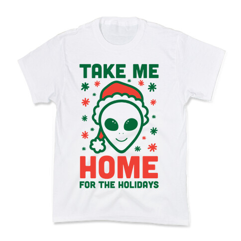 Take Me Home For The Holidays Kids T-Shirt
