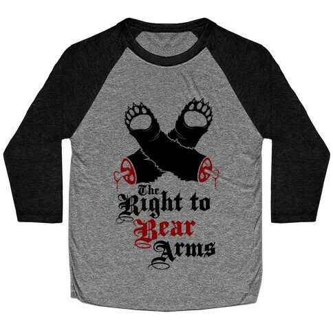 Right To Bear Arms Baseball Tee