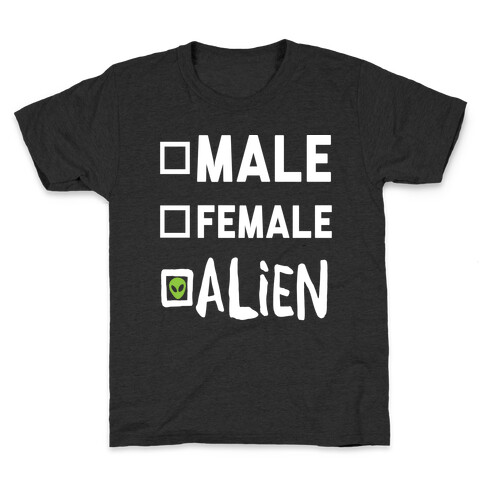 Male Female Alien Kids T-Shirt