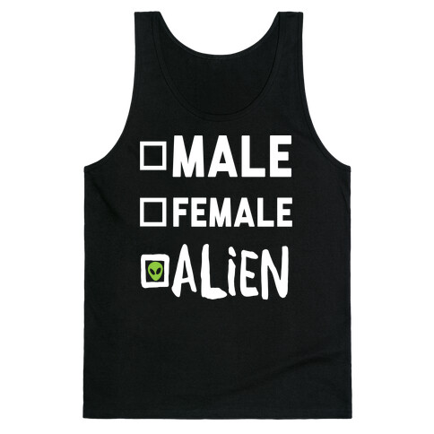 Male Female Alien Tank Top