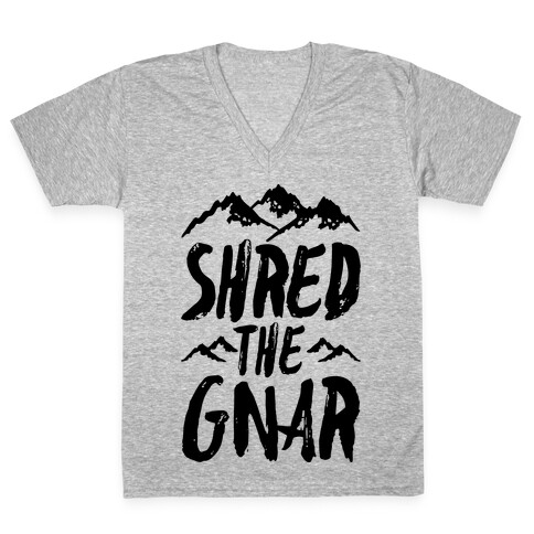 Shred the Gnar V-Neck Tee Shirt
