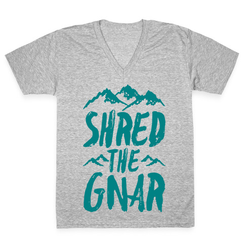 Shred the Gnar V-Neck Tee Shirt
