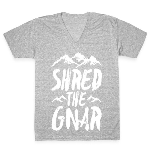 Shred the Gnar V-Neck Tee Shirt