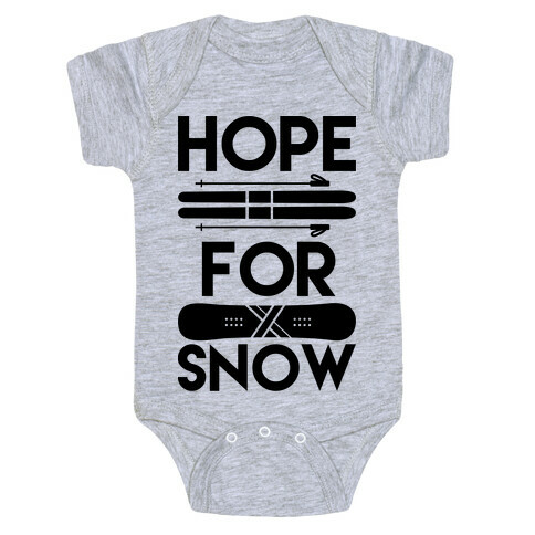 Hope For Snow Baby One-Piece