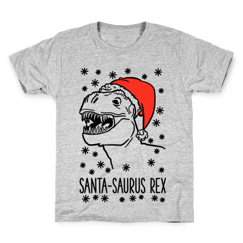 Santa-Saurus Rex Kids T-Shirt