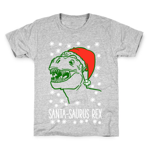 Santa-Saurus Rex Kids T-Shirt