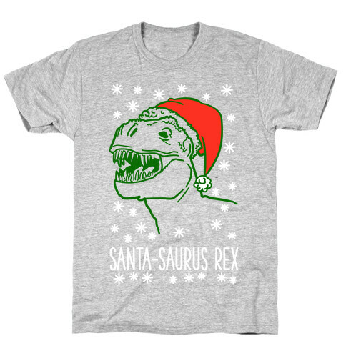 Santa-Saurus Rex T-Shirt