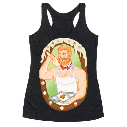 The Ginger Bread Man Racerback Tank Top