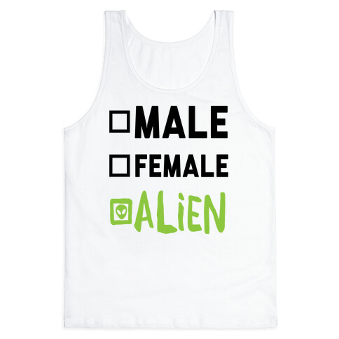 Male Female Alien Tank Top