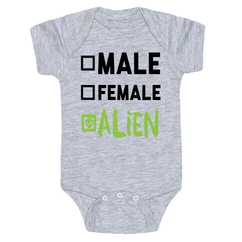 Male Female Alien Baby One-Piece