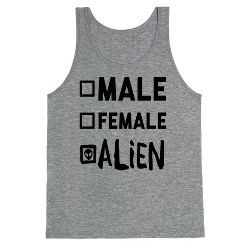 Male Female Alien Tank Top