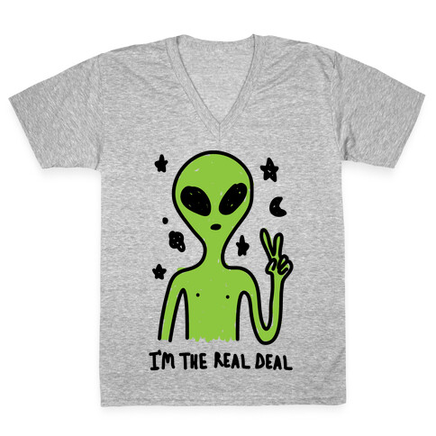 I'm The Real Deal V-Neck Tee Shirt