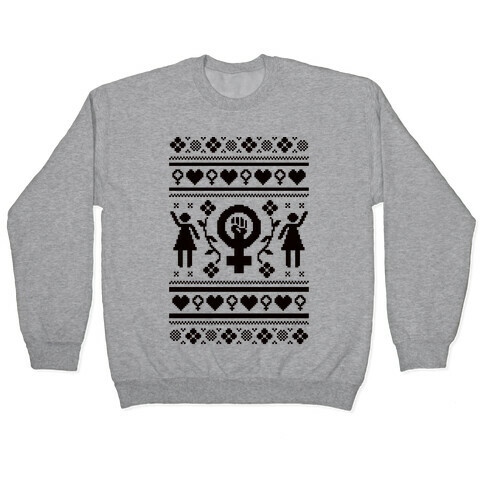 Girl Power Ugly Sweater  Pullover