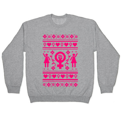 Girl Power Ugly Sweater  Pullover