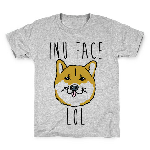 Inu Face Lol Kids T-Shirt