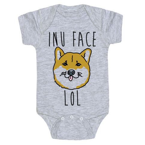Inu Face Lol Baby One-Piece