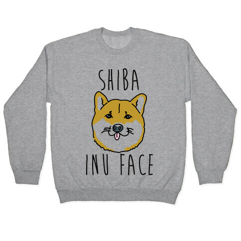 Shiba Inu Face Pullover