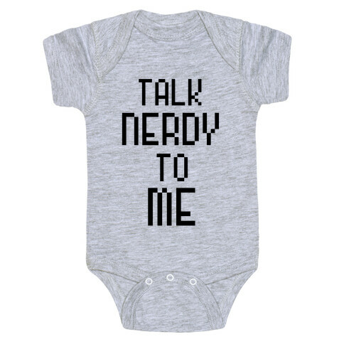 Talk Nerdy To Me Baby One-Piece