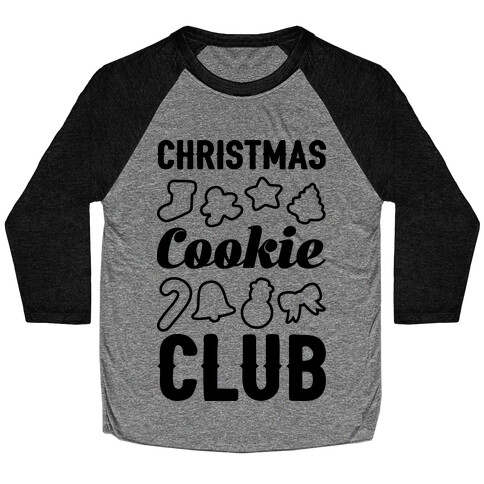 Christmas Cookie Club Baseball Tee