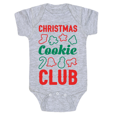 Christmas Cookie Club Baby One-Piece