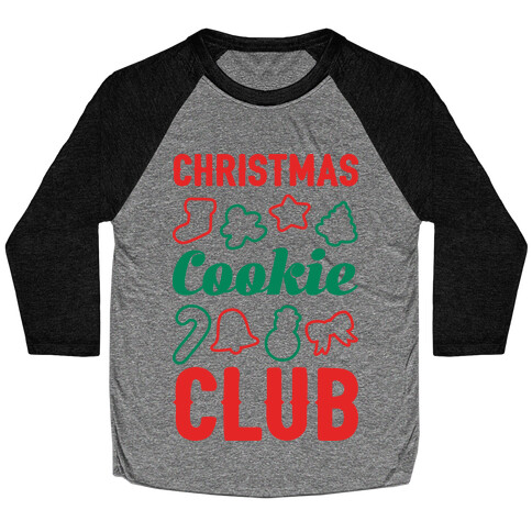 Christmas Cookie Club Baseball Tee