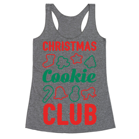 Christmas Cookie Club Racerback Tank Top