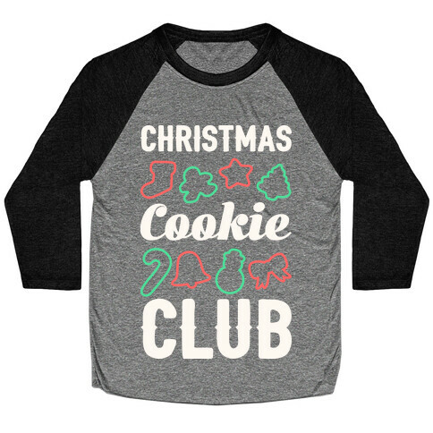 Christmas Cookie Club Baseball Tee