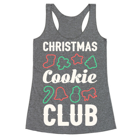 Christmas Cookie Club Racerback Tank Top