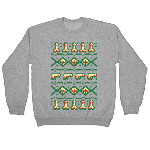 Dicks and Butts Ugly Sweater Pattern Pullover