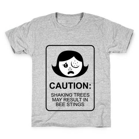 Caution: Bees Kids T-Shirt