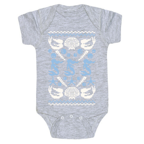 Ugly Mermaid Sweater Baby One-Piece