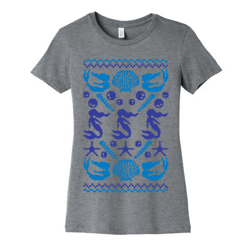 Ugly Mermaid Sweater Womens T-Shirt