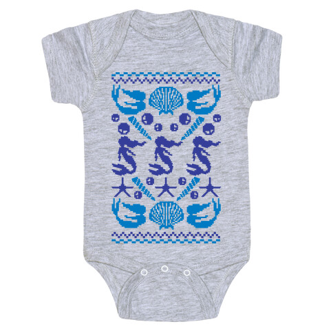 Ugly Mermaid Sweater Baby One-Piece