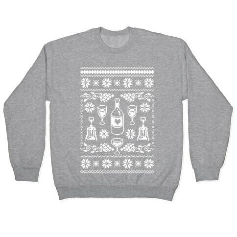 Ugly Wine Christmas Sweater Pullover