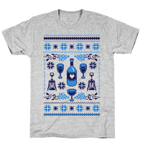 Ugly Wine Christmas Sweater T-Shirt