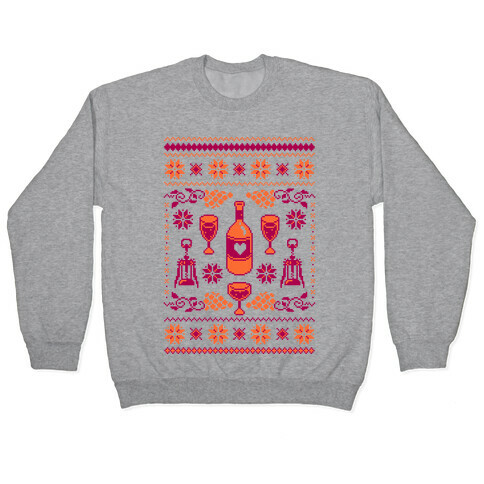 Ugly Wine Christmas Sweater Pullover