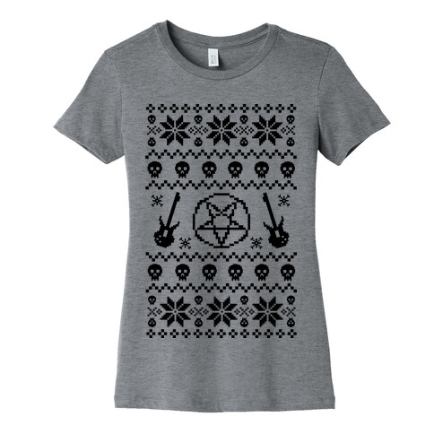 Ugly Sweater Heavy Metal Womens T-Shirt