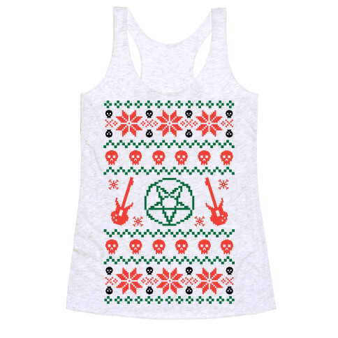 Ugly Sweater Heavy Metal Racerback Tank Top