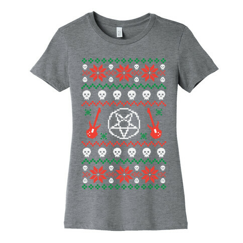 Ugly Sweater Heavy Metal Womens T-Shirt