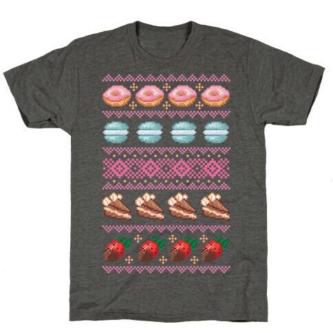 Ugly Dessert Sweater Pattern T-Shirt