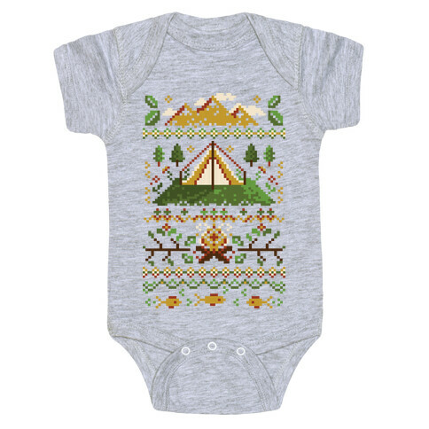 Ugly Camping Sweater Baby One-Piece