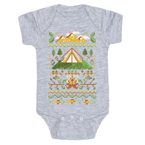 Ugly Camping Sweater Baby One-Piece