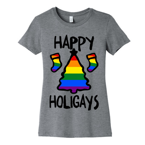 Happy Holigays Womens T-Shirt