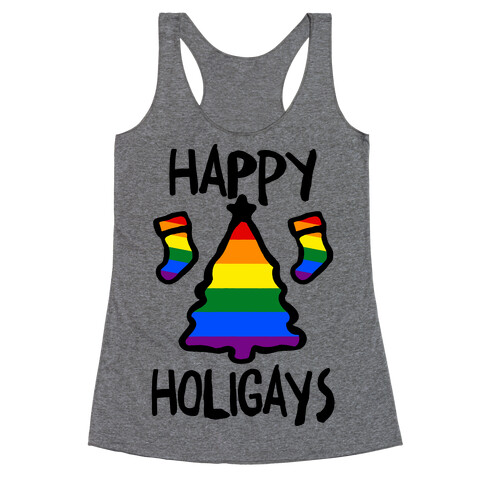 Happy Holigays Racerback Tank Top