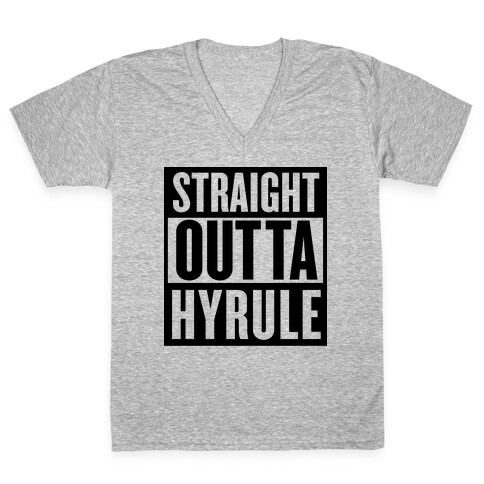 Straight Outta Hyrule V-Neck Tee Shirt