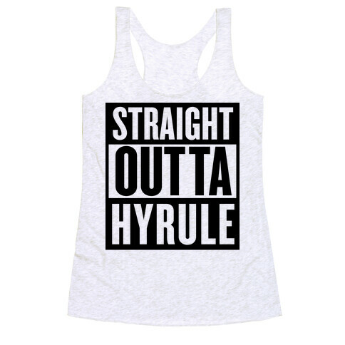 Straight Outta Hyrule Racerback Tank Top