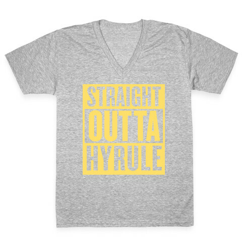 Straight Outta Hyrule V-Neck Tee Shirt