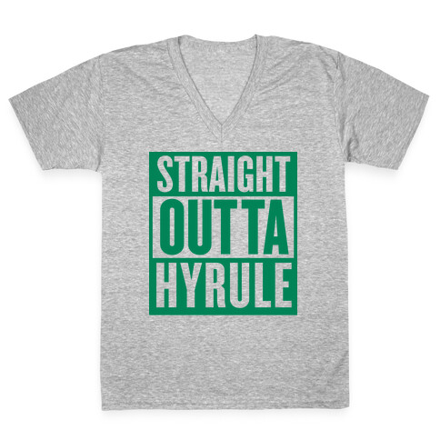 Straight Outta Hyrule V-Neck Tee Shirt