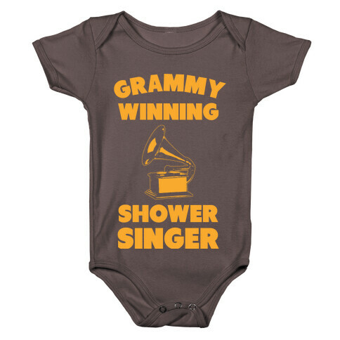 Grammy Winning Shower Singer Baby One-Piece