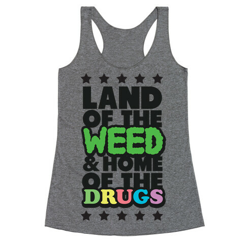 Land of the Weed Racerback Tank Top